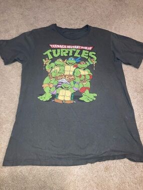 VINTAGE Teenage Mutant Ninja Turtles Graphic Tee - Black